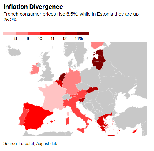 Lạm phát Khu vực Euro đạt kỷ lục khi ECB Hawks thúc đẩy tăng Jumbo