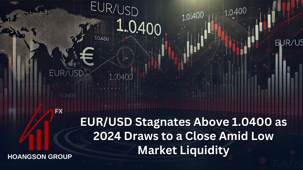 EUR/USD Stagnates Above 1.0400 as 2024 Draws to a Close Amid Low Market Liquidity