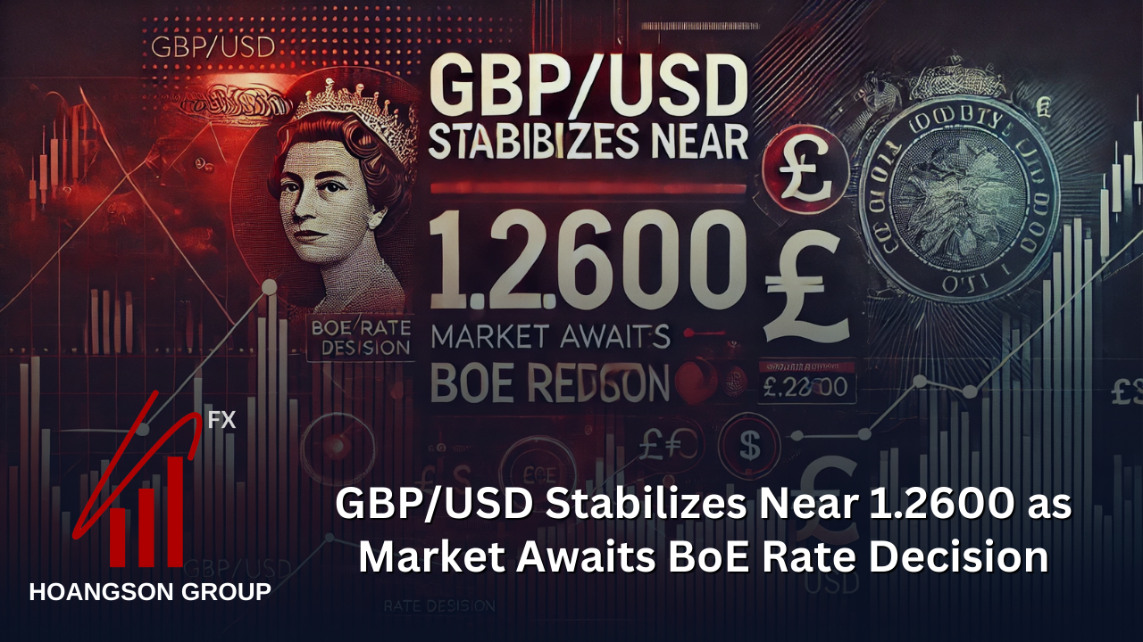GBP/USD Stabilizes Near 1.2600 as Market Awaits BoE Rate Decision