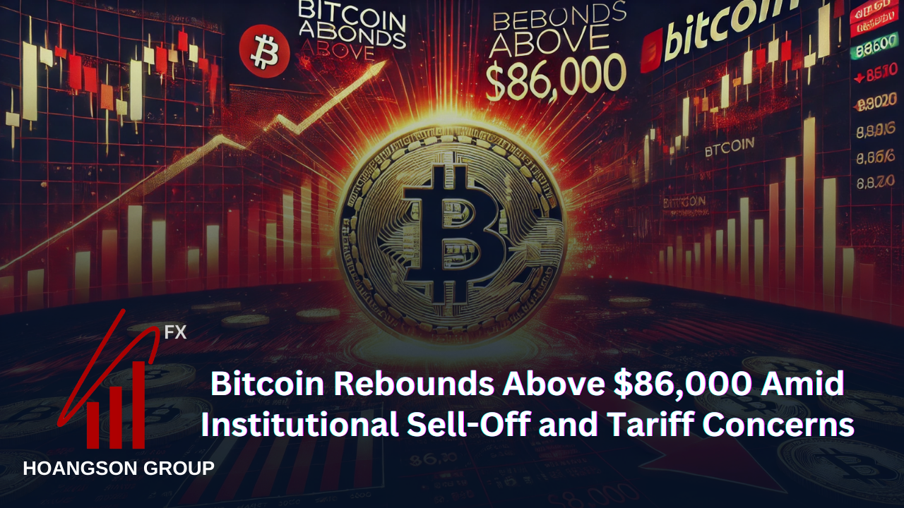 Bitcoin Rebounds Above $86,000 Amid Institutional Sell-Off and Tariff Concerns