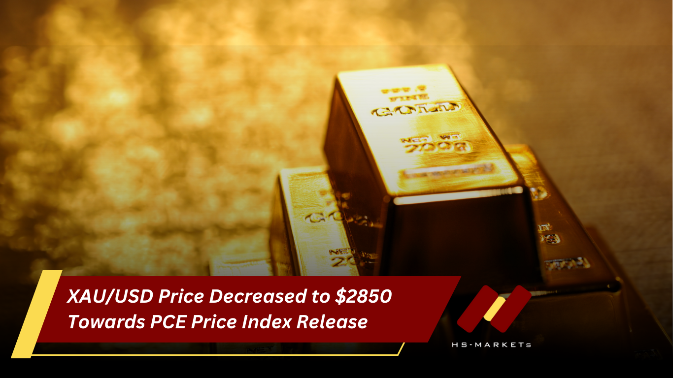XAU/USD Price Decreased to $2850 Towards PCE Price Index Release